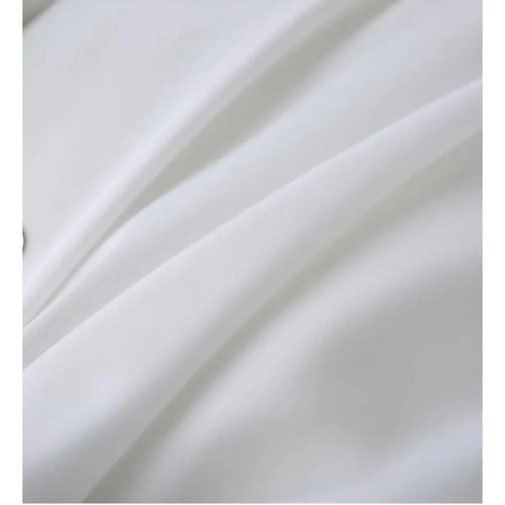 Bamboo Comforter Unisex White NEW Box Stitch Breathable - TWIN